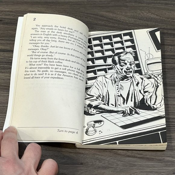 2005 Choose Your Own Adventure Paperback Book #9 Lost On The Amazon - Picture 14 of 16